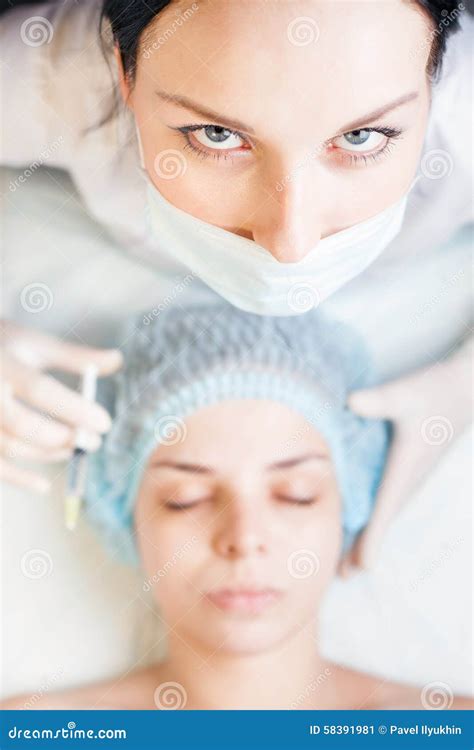 Concept Of Medical Treatment Of Rejuvenation And Skincare Stock Image