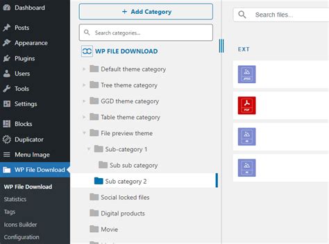 Wp File Download Files And Categories