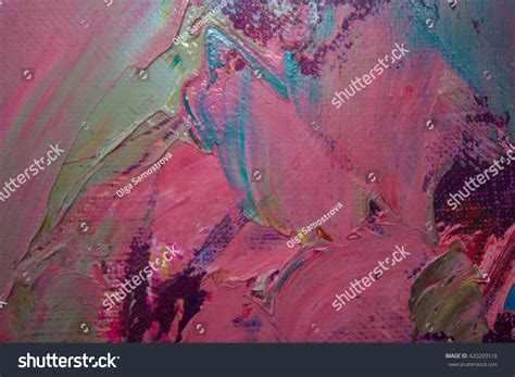 Original Abstract Oil Painting Background Stock Photo 420209518
