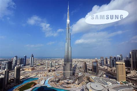 Photos World S Tallest Building Burj Khalifa Was Built By Samsung