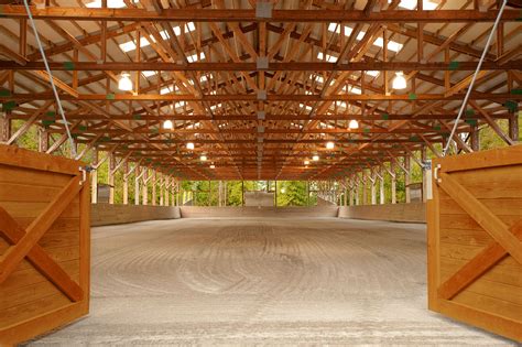 Beautiful wooden Arena | Stables, Horse arena, Dream horse barns
