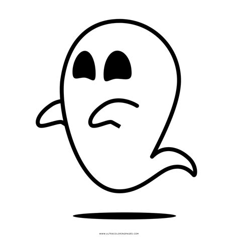 Ghost Coloring Page Ultra Coloring Pages