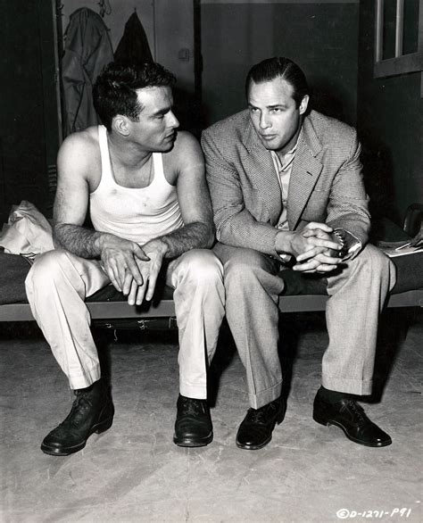 Montgomery Clift Y Marlon Brando 1953 Marlon Brando Montgomery