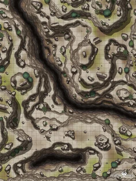 Goblin Caves 30x40 Encounter Map Dndmaps Dungeon Maps Vrogue Co