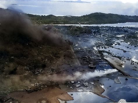 Photo Aerial Photo Showing Damage Done To Japanese Naval Base At