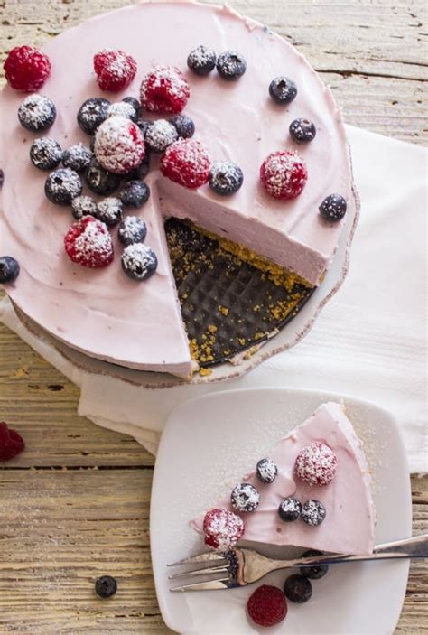 No Bake Berry Greek Yogurt Pie Recipe An Italian In My Kitchen