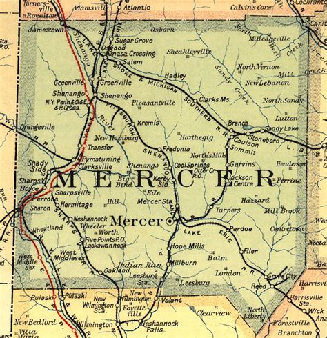 Mercer County West Virginia Map