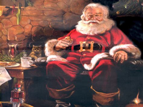 Santa Claus Christmas Wallpaper 2736318 Fanpop