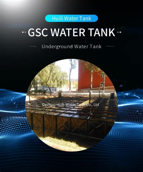 Large Rectangular Big Underground Water Reservoir Storage Tank For Rain