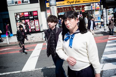 Japanese Middle Aged Male Schoolgirl — Tokyo Times