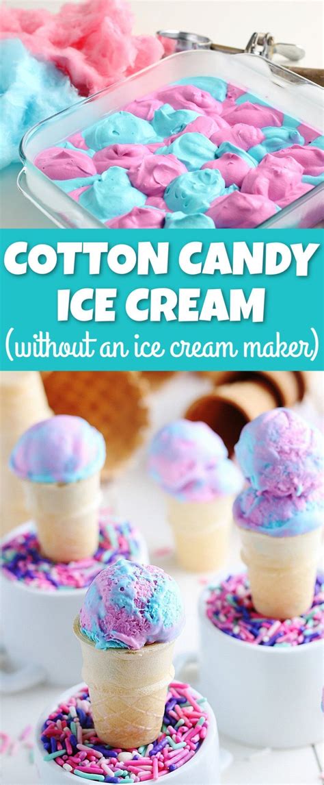 Homemade Cotton Candy Ice Cream So Delicious You Ll Want To Make Batch After Batch And Best
