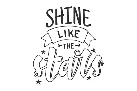 Shine Like The Stars Grafik Von Artchitype Studio · Creative Fabrica