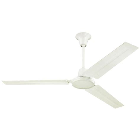 White ceiling fans can make a small kitchen look more spacious. Westinghouse Industrial 56 in. Indoor White Ceiling Fan ...