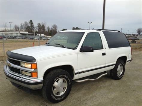 Purchase Used 1997 Chevrolet Tahoe Lt Sport Utility 4x4 2 Door 57l No