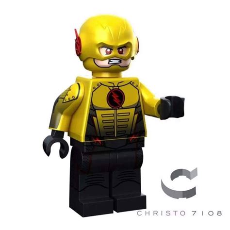 Reverse Flash Lego Super Heroes Lego Custom Minifigures Lego Dc
