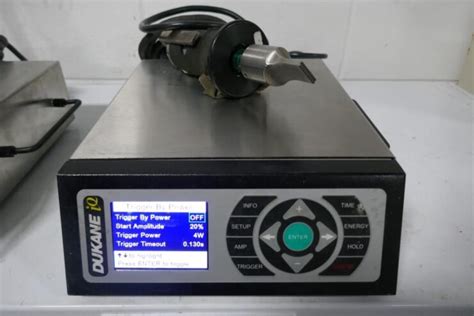 Dukane Iq 600 Watt 40 Khz Ultrasonic Welder Hand Probe Plastic