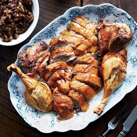 In germany, the biggest shindig is on christmas eve, and eating to the heart's content is key. Christmas Dishes Recipes Roast Goose With Pork Prune and Chestnut Stuffing | Christmas roast ...