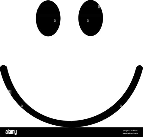 Smiley Face Emoji Black And White Stock Photos And Images Alamy