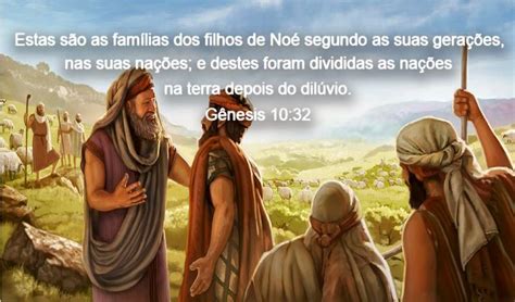 Gênesis 10 Os Descendentes De Noé A Origem Dos Povos Bíblia Sagrada
