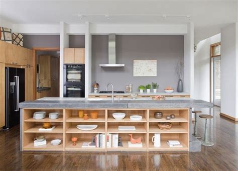 Trendy Display 50 Kitchen Islands With Open Shelving