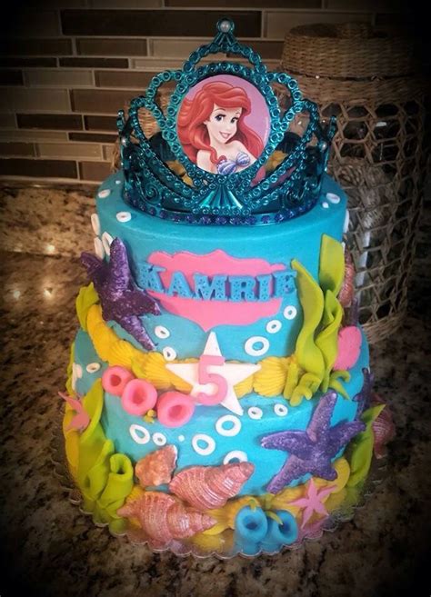 Little Mermaid Inspired Cupcake Cakes Mermaid Inspired The Little