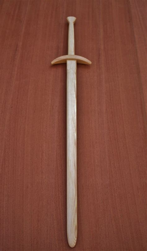 Wooden Sparring Bastard Sword Handcrafted From Solid American Etsy