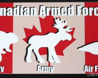 Canadian Armed Forces Vinyl Bumper Sticker