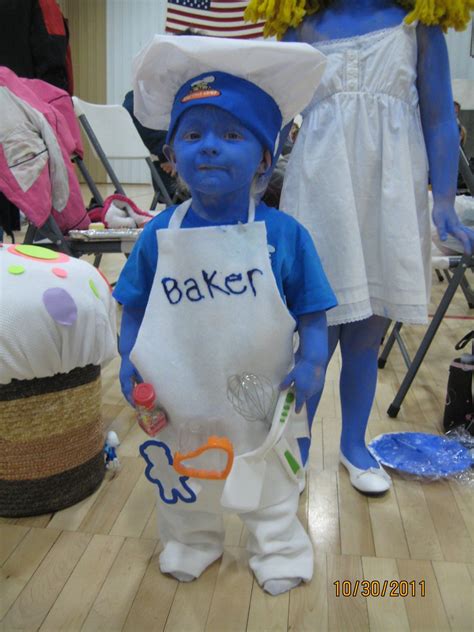You can now help us to raise vital funds to continue our services by shopping on the barnardo's charity ebay shop. Baker Smurf | Homemade costumes, Smurfs party, Baker