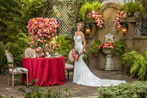 Vibrant Garden Themed Styled Shoot At Heathers Glen