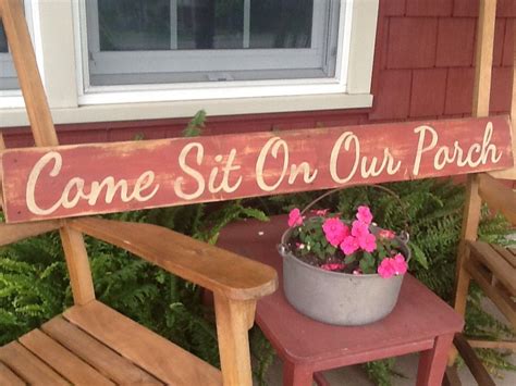 Come Sit On Our Porch Sign Porch Signs Neon Signs Novelty Sign