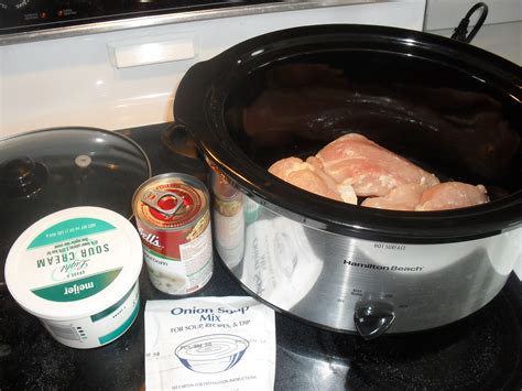But i heard putting frozen chicken in crockpot makes the chicken unsafe because of the slow/low cooking temps; Crock-Pot Chicken Stroganoff - Tasteful Space