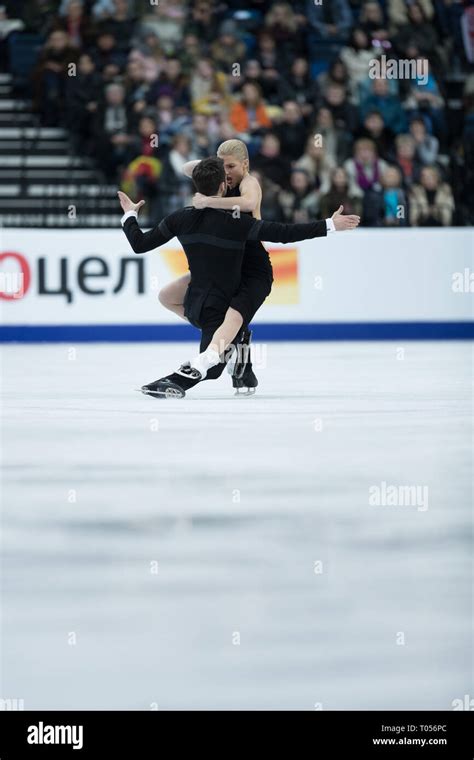 Olivia Smart And Adrian Diaz From Spain During 2019 European Figure