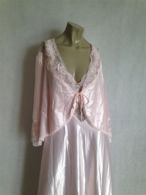 Pink Satin Capelet By Pandora Lingerie By Chic Great Condition