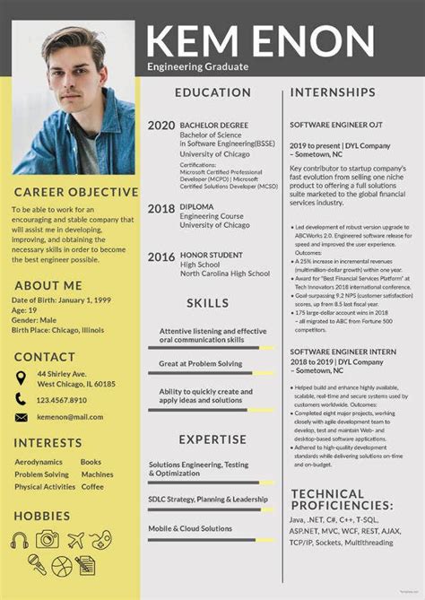 Crafting an excellent resume is essential in the competitive world of job search for freshers. 10+ Standard CV Formats - PDF | Free & Premium Templates