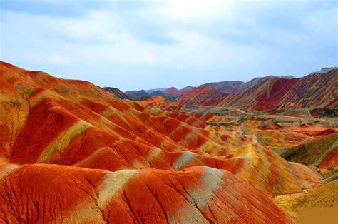 Zhangye Danxia Landform Park China Words Of Pictures