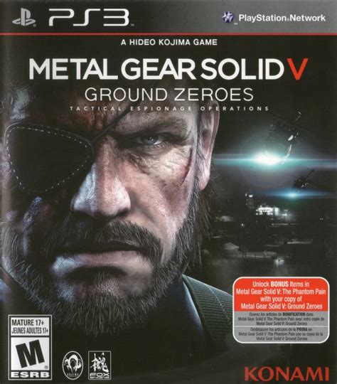 Metal Gear Solid V Ground Zeroes 2014 Box Cover Art Mobygames