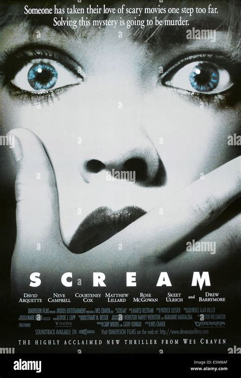 Scream Nosotros Poster Art 1996 © Dimension Film Cortesía