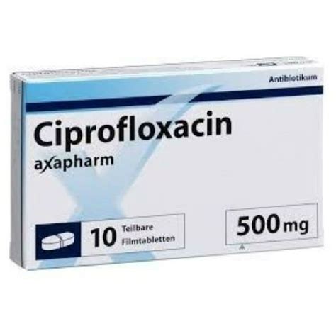 Ciprofloxacin 500mg Tablets X 10