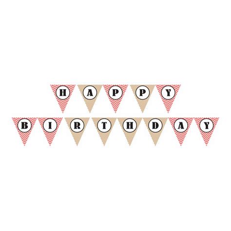 Free Printable Happy Birthday Banner Templates