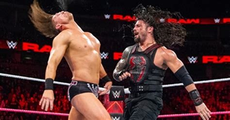 The Miz Vs Roman Reigns Intercontinental Title Match Raw November 20 2017 Full Match