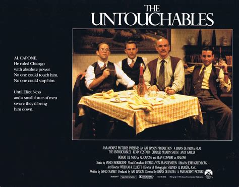 The Untouchables Original Lobby Card 8 Kevin Costner Robert De Niro