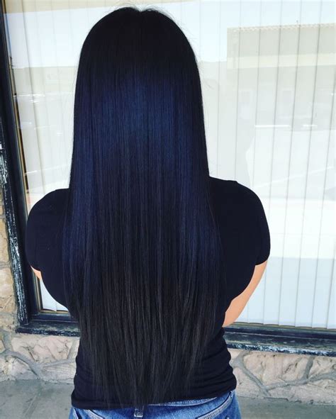 There are multiple shades of this color that women love to sport. 50 Awesome Blue Black Hair Color Looks (Trending in ...