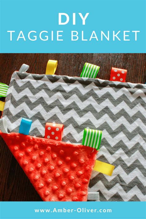 How To Make A Diy Taggie Blanket In 2022 Taggie Blanket Diy Baby