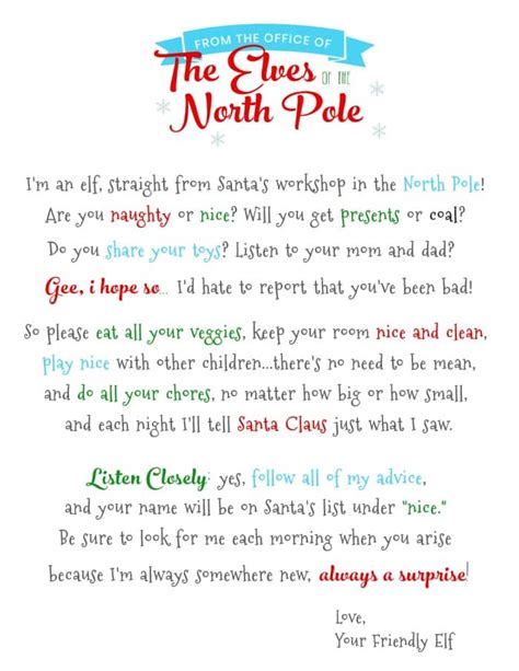 Welcome Letter From Elf On The Shelf Printable Web Check Out Our Elf On The Shelf Welcome Letter