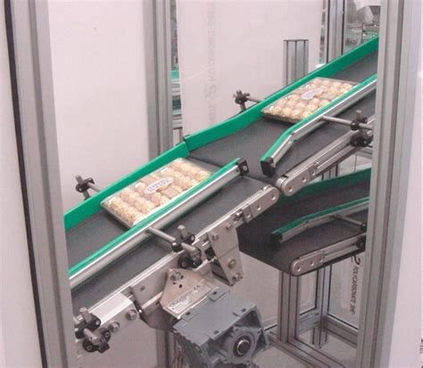 Electric Mild Steel Material Handling Belt Conveyors For Industrial