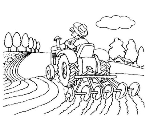 Dibujo Para Colorear De La Agricultura Imagui