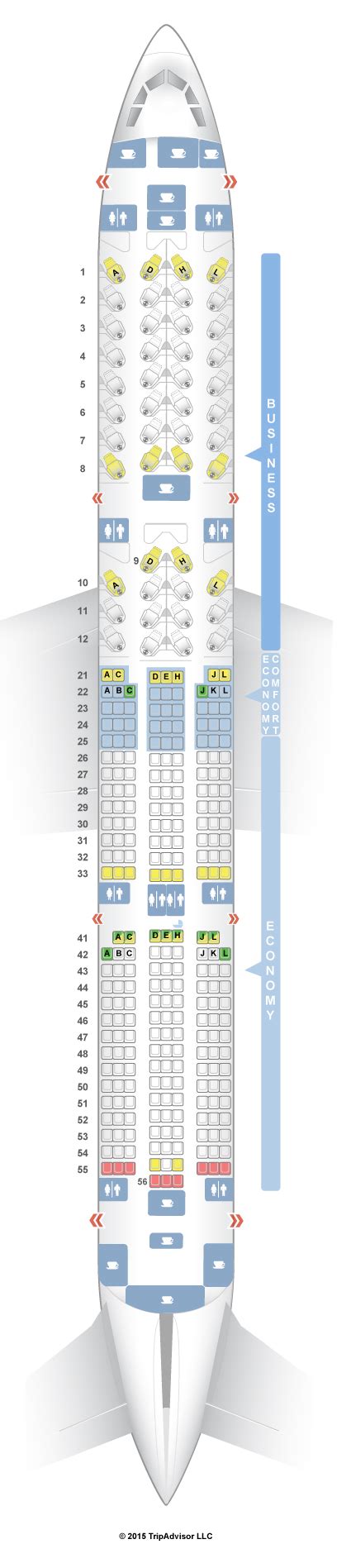 Seatguru Seat Map Finnair Airbus A350 900 350