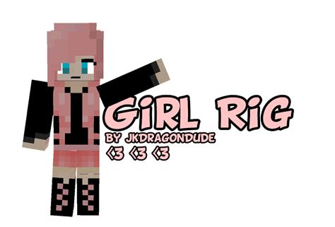 Girl Rig By Jkdragondude V0 5 [for 0 6 And 0 7 Demo] Rigs Mine Imator Forums
