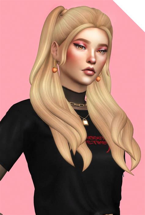 Egirl Collection By Enriques4 And Isjao Sims Hair Beautiful Hair