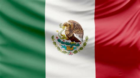 Realistic Mexico Flag In Stunning 4k Stock Motion Graphics Sbv